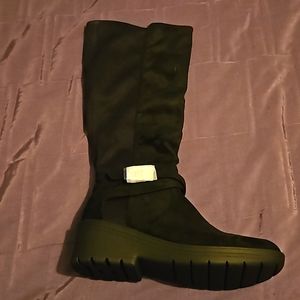 Bristol Black Knee High Boots Size 8 Wide